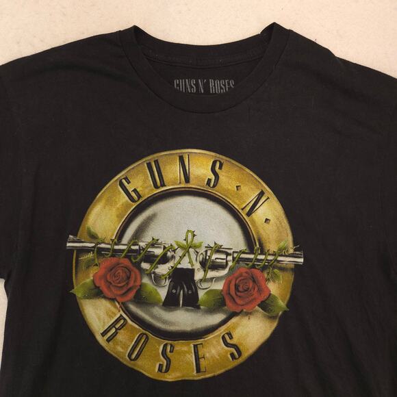 Guns N Roses Short Sleeve Graphic Band T Shirt Adult Mens Size Large L Black - Picture 1 of 9